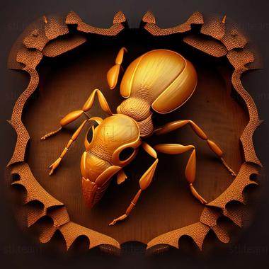 3D model Pheidole midas (STL)